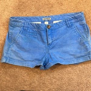 Vibrant blue Express shorts